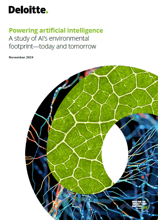行業研究報告: 為人工智能環境足跡提供動力